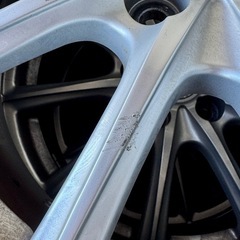 シーズン突入！トヨタ ハリアー SUV 車など 225/65R17 ブリヂストン エコフォルム17in7J+45/ブリザック DM-V2 スタッドレス&ホイール4本セット　現状渡しの画像