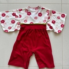 baby  女の子ロンパース　80cmの画像