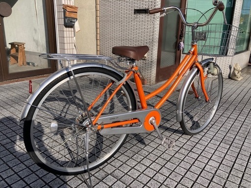 【26インチ自転車】美品❗️変速なし　前後タイヤ新品❗️マルイシ製❗️若林自転車　浜大津店　SALE中❗️