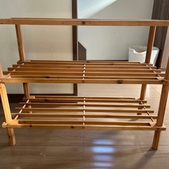 木製ラックの画像
