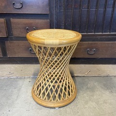 ラタン 籐製　スツール　丸椅子　ラタンチェア　籐家具　アジアン　...