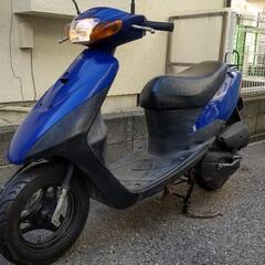 神戸市西区 近所は配送無料。2スト スクーター 50ccセル一発 試乗してください。バイク 原付 スズキの画像