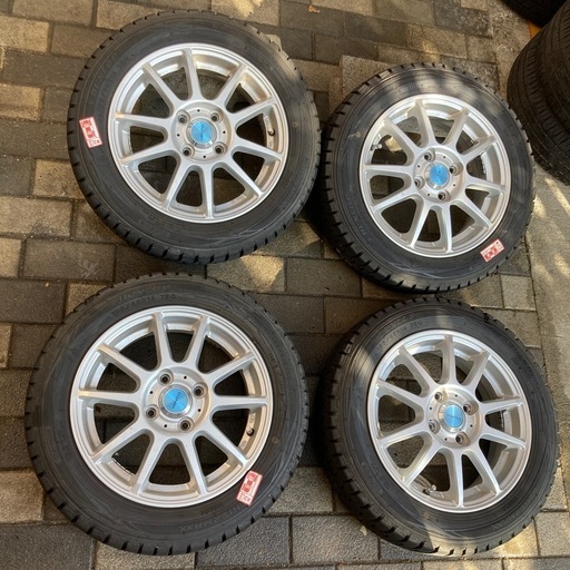 軽用　スタッドレスタイヤホイールセット　バリ溝　17年製  ウインターマックス