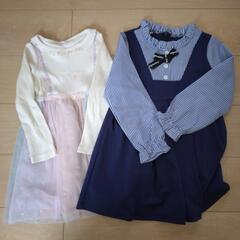 女の子 110cm 冬服まとめ売りの画像