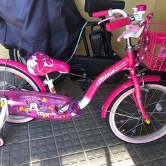 Disney ミニー　自転車18インチ　価格相談します。