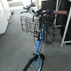 SIMANO 折り畳み自転車　20型の画像