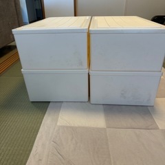 【2024年12月まで】収納ボックス　4個セットの画像