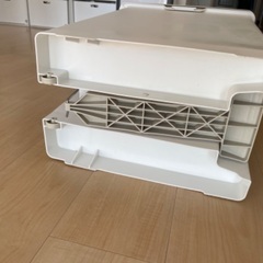 【美品】ゴミ箱 45L　ダストボックス　LIFELEX ペダルペールの画像