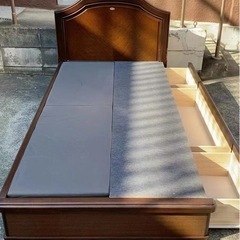 収納シングルベッド 取りに来ていただける方のみ
