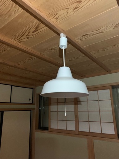 無印良品　ペンダントライト　白