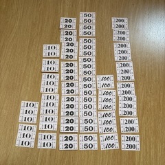 【取引中】バス回数券6200円分