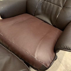 【購入者決定】リクライニングチェア(オットマン付)の画像