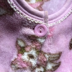 サイズ90    バンビ　ふわふわモコモコ腹巻きパジャマの画像