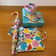 【新品】傘と長靴とポンチョカッパのセット