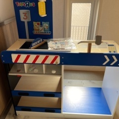 おもちゃ屋さんごっこ　おままごとキッチン　おもちゃ収納にも