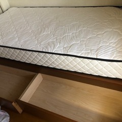 家具 ベッド シングルベッドの画像