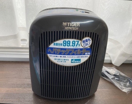 未使用 タイガー空気清浄機 AKD-A100 グレイッシュブラウン OS3505
