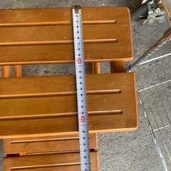 木製　２段踏み台の画像