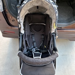 【値下げ】【フレームタイヤ交換済み】ピジョン Pigeon ラフィリノン RA8L ベビーカーの画像