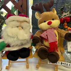 Ｍ121　クリスマス　ゆらゆらサンタ＆トナカイ