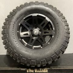 【BF Goodrich Mud-Terrain T/A KM2 35×12.50R17LT】夏タイヤ 1本【Rugged Ridge 17インチ 8.5J5HPCD127+10】背面 ラングラー　(MTA793MS) クレジットカード QRコード決済可能