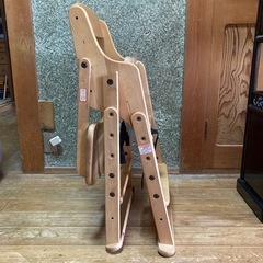 木製折りたたみハイローチェア　澤田木工所　ベビーチェア　お食事チェア　テーブルチェアの画像