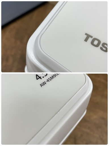 I660 ? TOSHIBA 洗濯機 （4.5㎏）22年製 AW-45M9 ⭐ 動作確認済 ⭐ クリーニング済