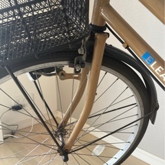 自転車 あさひELENOA　ベージュの画像