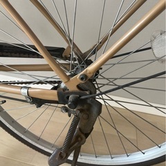 自転車 あさひELENOA　ベージュの画像