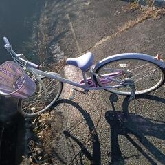 24インチ子供用自転車パープル