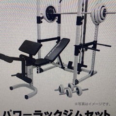 ワイルドフィット　パワーラックジムセット　白ラバー14(