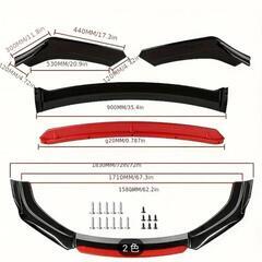 汎用アンダースポイラーセット新品未使用の画像