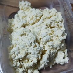 豆乳で作るカッテージチーズ作り