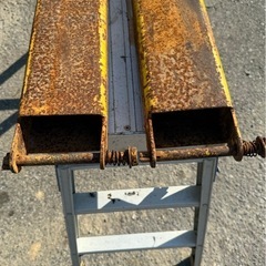 No2 フォークリフト　爪　ツメ　延長　サヤ　フォーク　ロング　2本 アタッチメント　長さ約1000mmの画像