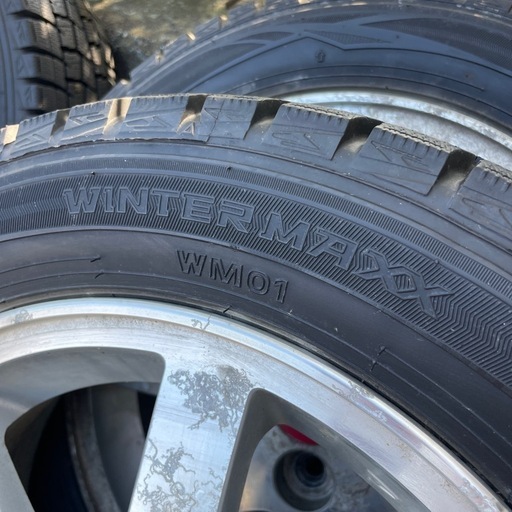 【未使用スタッドレスタイヤ】155/65 R14 ダンロップ WINTER MAXX　軽自動車