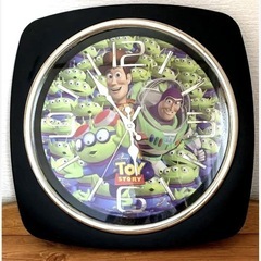 トイストーリー　掛け時計　キャラクター　インテリア