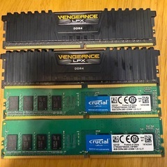 PCメモリ8GB　DDR4 4枚セット