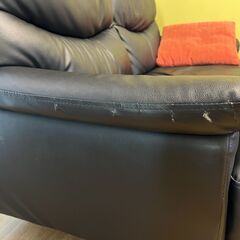 ソファー　ブラックの画像