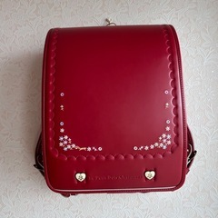 ランドセル【森ガール♪刺繍がかわいい赤のランドセル】