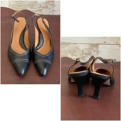 ダ・トラサルディ【23㎝】パンプス☆クリーニングお手入れ済6178の画像