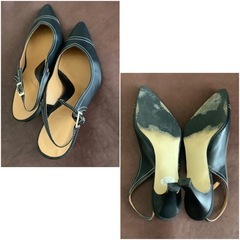 ダ・トラサルディ【23㎝】パンプス☆クリーニングお手入れ済6178の画像