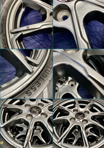 「商談中」「9」155/65R14 中古スタッドレスタイヤと中古ホイールの4本セット 商談中」「9」155/65R14 中古スタッドレスタイヤと中古ホイールの4本セット