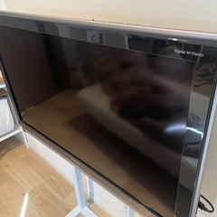 42インチテレビ・壁寄せスタンドセットの画像