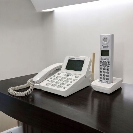 24Y776 ジ1 Panasonic パナソニック コードレス電話機 VE-GP34DL-W Ru・Ru・Ru 子機1台付(電池パック無し） 中古品