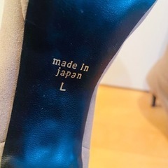 スエードロングブーツ　の画像