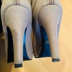 スエードロングブーツ　の画像