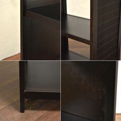 【2/21-中直-八】≪yt1690ジ≫ モデルルーム展示品 塩川光明堂 オープンシェルフ SWD-003 幅55cm 奥行34cm 飾り棚/本棚/和風/和室/ラック/中古家具/宮城県仙台市 61014-07の画像