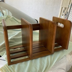 美品‼️落ち着いた幅可動式ブックエンド