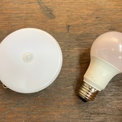 アイリスオーヤマLEDセンサーライト&電球