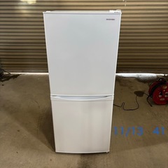 【取引中】41 アイリスオーヤマ　IRSD-14A-W ノンフロン冷凍冷蔵庫